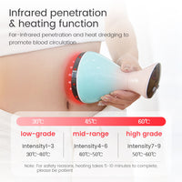 Electric Gua Sha Body Massager with Warmth & Magnets