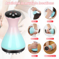 Electric Gua Sha Body Massager with Warmth & Magnets