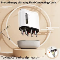 Scalp Comb with Serum Applicator, Vibration & Red Light