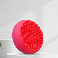 Silicone Cleansing Brush with Warm Compress & Color Light