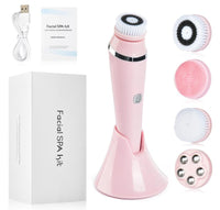 4-in-1 Silicone Cleansing Brush Set