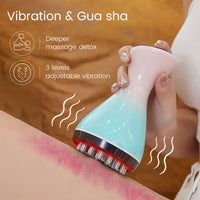 Electric Gua Sha Body Massager with Warmth & Magnets