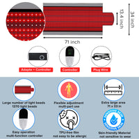 Red Light Therapy Mat — Full Body, Heated