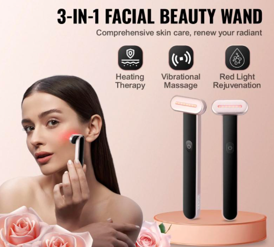 Red Light Therapy Wand For Face And Neck Care