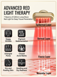 Red Light Therapy Wand For Face And Neck Care