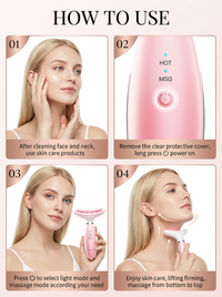 3 In 1 Facial Cleansing And Face Massager Device
